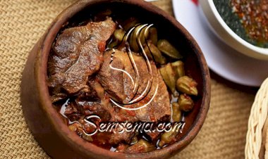 البامية المجمدة باللحمة