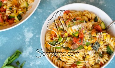 طريقه عمل مكرونه بالخضار المشكل