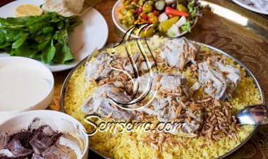 طريقة عمل المنسف بالجميد السائل