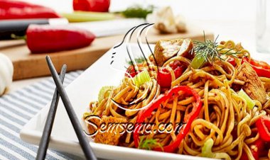 طريقة عمل مكرونة بالصويا صوص