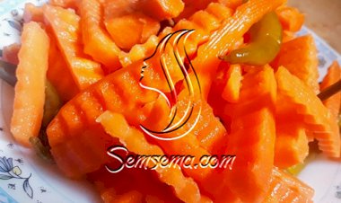 طريقة عمل مخلل الجزر السوري