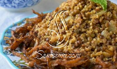 طريقة عمل المجدرة الحمراء اللبنانية