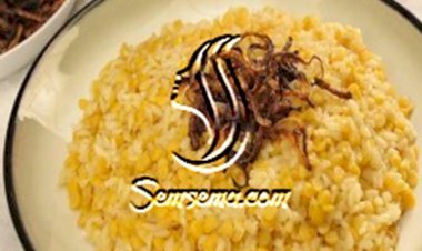 طريقة عمل الكشرى بالعدس الاصفر الاسكندرانى