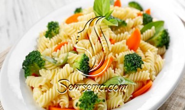 طريقة عمل مكرونة صيامى بالخضار