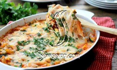 طريقة عمل مكرونة فرن بالصلصة