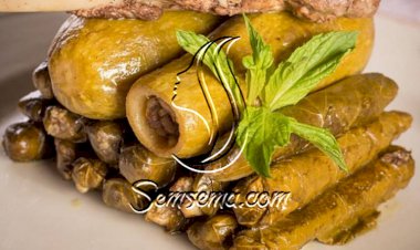 طريقة عمل ورق العنب باللحمة المفرومة