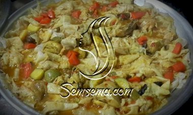 طريقة عمل ثريد الدجاج