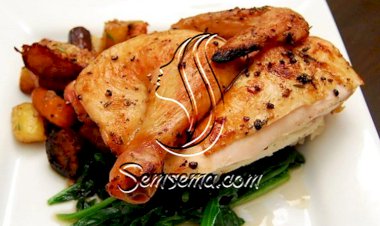 طريقة عمل دجاج مغربي محمر