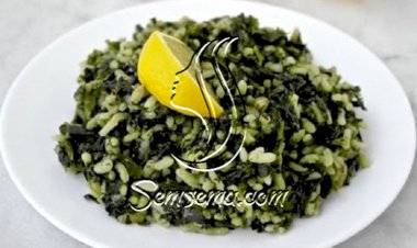 طريقة عمل السبانخ المصريه بالارز