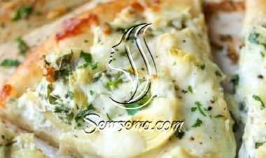 طريقة عمل بيتزا السبانخ والخرشوف