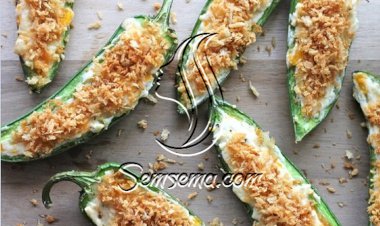 طريقة عمل فلفل حار محشي بالجبن