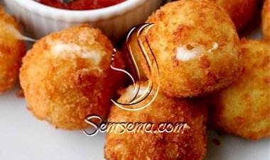كرات الموزاريلا المقلية المقرمشة وصفة للاطفال لفتح الشهية