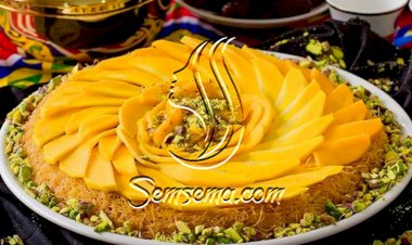 طريقة عمل الكنافة بالمانجو والكريمة