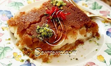 طريقة عمل الكنافة بالسميد والجبنة