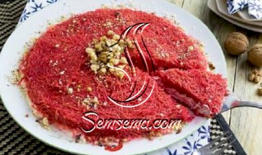 طريقة عمل كنافة ريد فيلفيت