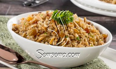 طريقه عمل رز ابيض بالزبيب