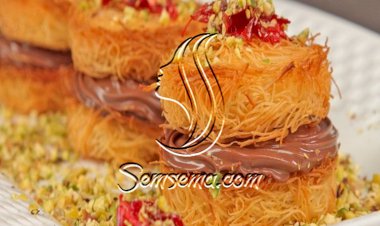 طريقة عمل الكنافة بالشوكولاتة النوتيلا