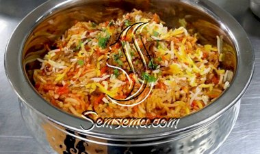 طريقة عمل الرز الهندي بالخضار