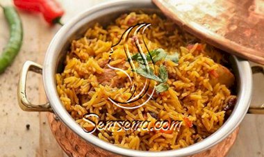 طريقة عمل الكبسة بدون لحم او دجاج