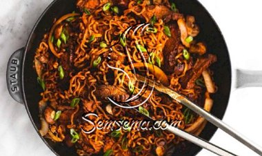 طريقة عمل النودلز الكوري بالاندومي