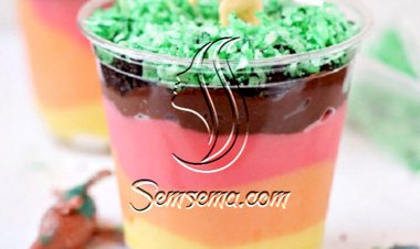 طريقة عمل حلى طبقات الأرض