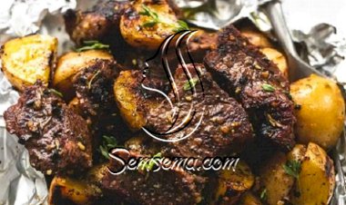 طريقة عمل ورقة اللحمة بالبطاطس فى الفرن