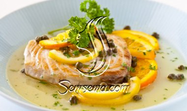 طريقة عمل السمك المشوي بالزيت والليمون