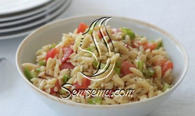 طريقة عمل سلطة لسان العصفور بالطماطم