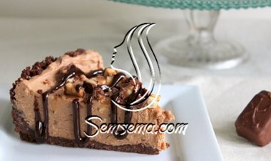 طريقة عمل تشيز كيك السنيكرز الاصلي