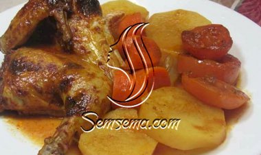 طريقة عمل تبسي الدجاج الأصفر