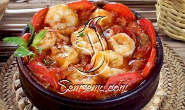 طريقة عمل طاجن الجمبري الاسكندراني