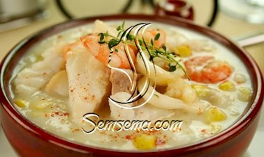 طريقة عمل طاجن السبيط بالصوص الابيض