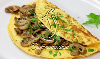 طريقة عمل البيض المقلي بالمشروم