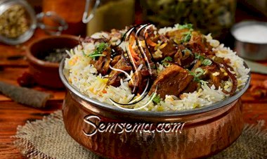 طريقة عمل برياني لحم بقدر الضغط