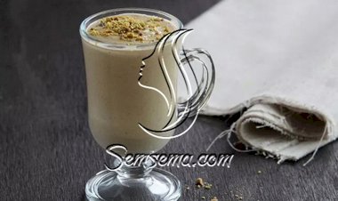 طريقة عمل حليب بالفستق الساخن