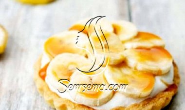 طريقة عمل تارت الموز بالكراميل