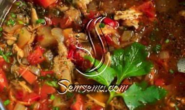 طريقة عمل شوربة الخضار بالدجاج للرجيم