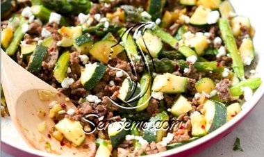 طريقة عمل الخضار باللحمة المفرومة