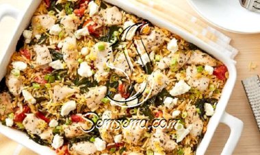 طريقة عمل صينية الرز بالدجاج