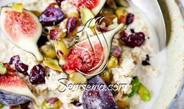 طريقة عمل حلى الشوفان والفواكه