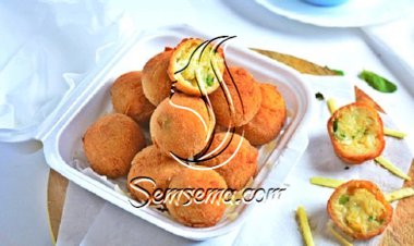 طريقة عمل كرات البطاطس المقلية بالجبن