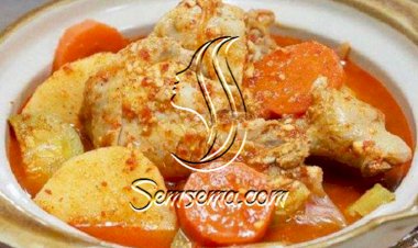 ايدام الدجاج والبطاطس طريقة شهية