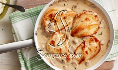 طريقة عمل صدور الدجاج بالكريمه والمشروم