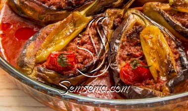 طريقة عمل باذنجان محشي باللحمة المفرومة