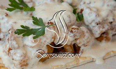 طريقة عمل الزهرة المقلية بدون بيض