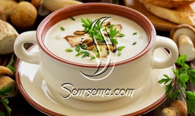 طريقة عمل شوربة الفطر بالكريمة الجاهزة