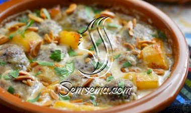 طريقة عمل صينية الكفتة بالطحينة الفلسطينية