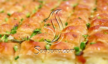 طريقة عمل النمورة بالقشطة في المنزل