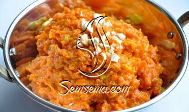 طريقة عمل حلوى الجزر الهندية