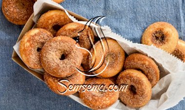 طريقة عمل دونات بالقرفة والسكر سهلة